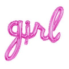 GİRL YAZI FOLYO BALON PEMBE