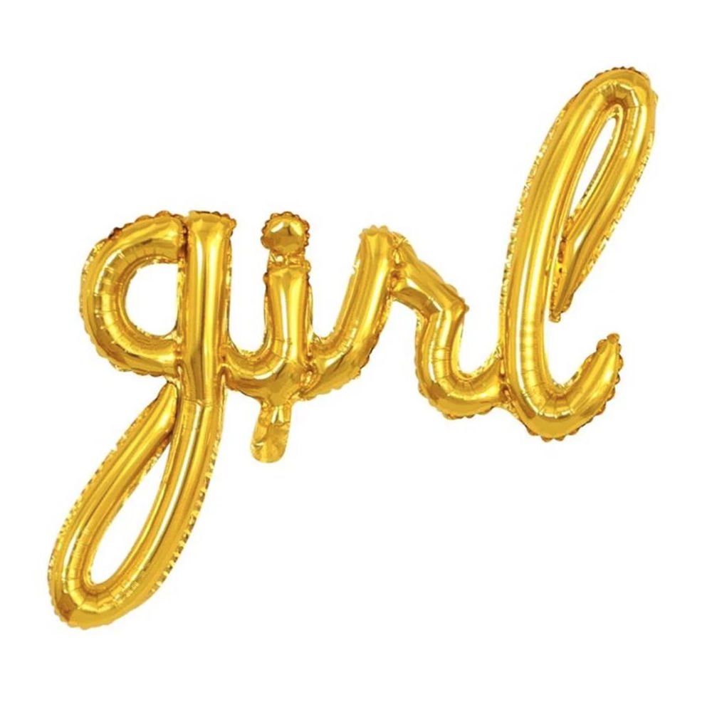 GİRL YAZI FOLYO BALON GOLD