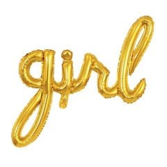 GİRL YAZI FOLYO BALON GOLD