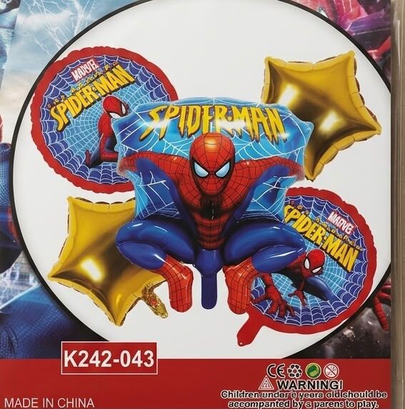 SPIDERMAN 5Lİ FOLYO SET BALON