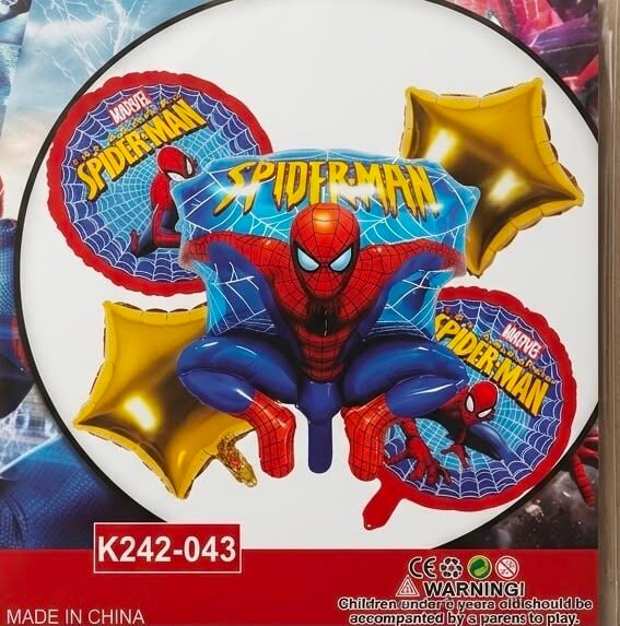 SPIDERMAN 5Lİ FOLYO SET BALON