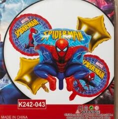 SPIDERMAN 5Lİ FOLYO SET BALON