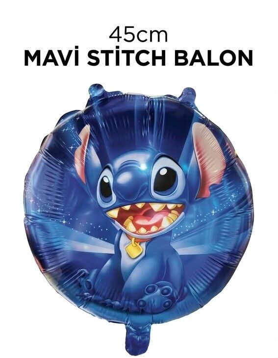 MAVİ STICH FOLYO BALON