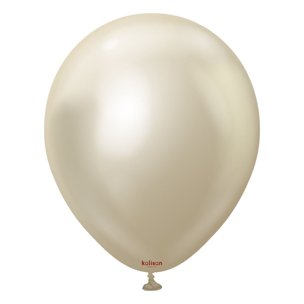 18'' Mirror(Krom) Balon Beyaz Altın 3'lü