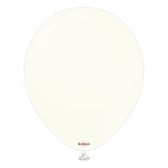 18'' Retro Balon Beyaz 5'li