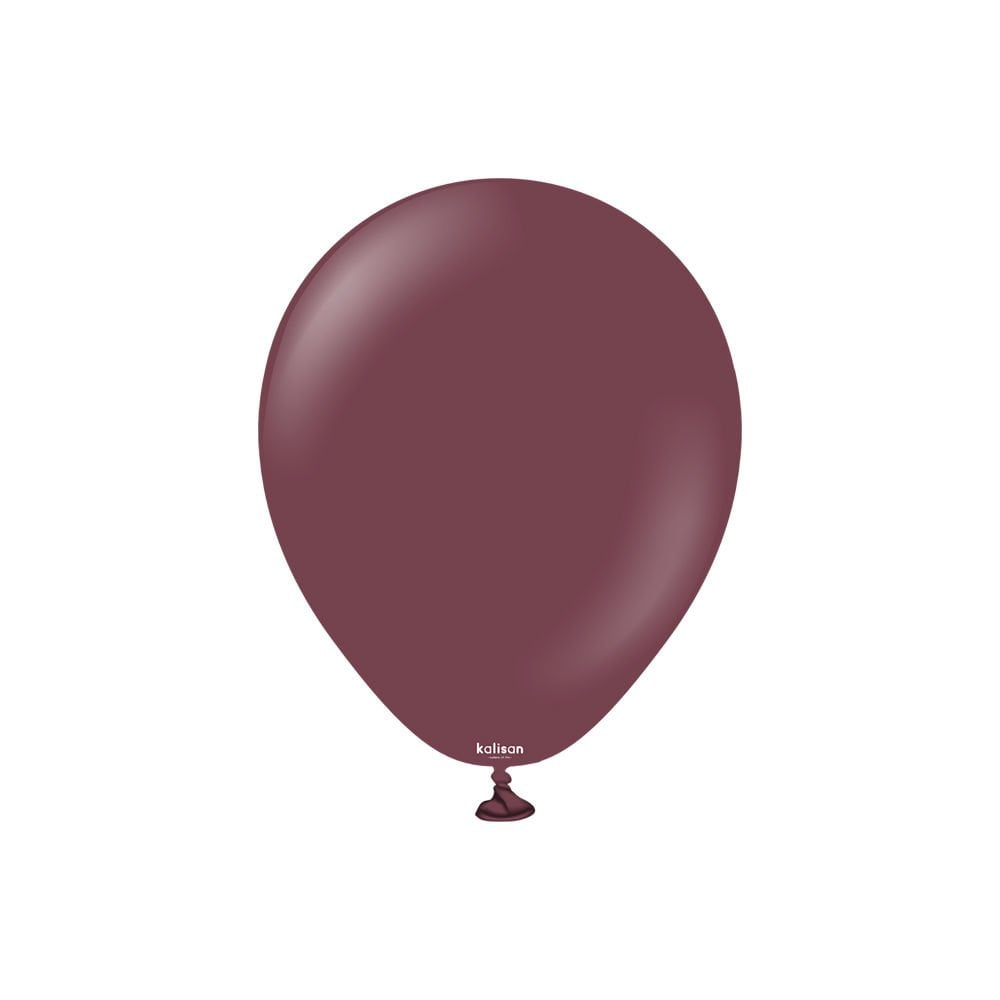 5'' Standart Balon Opak Bordo 100’lü