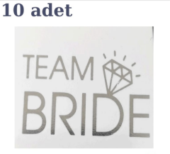 GÜMÜŞ TEAM BRİDE TAŞLI DÖVME