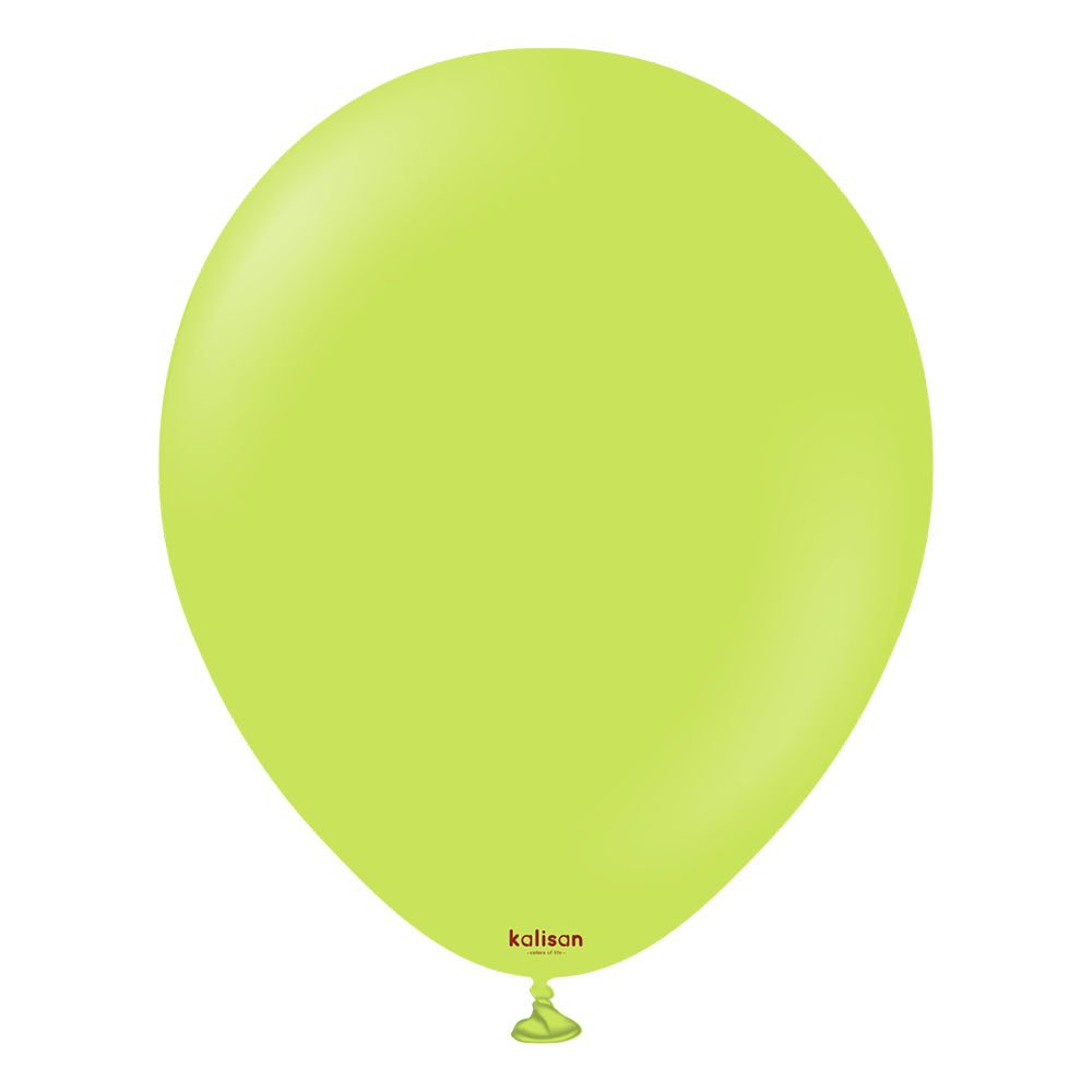 18'' Standart Balon Limon Yeşili 3'lü