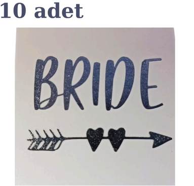 GÜMÜŞ BRİDE KALPLİ DÖVME
