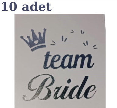 GÜMÜŞ TEAM BRİDE TAÇLI DÖVME