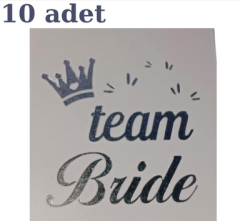 GÜMÜŞ TEAM BRİDE TAÇLI DÖVME