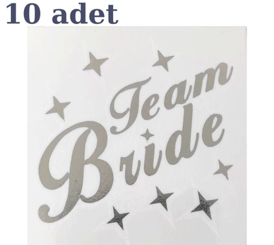 GÜMÜŞ TEAM BRİDE YILDIZLI DÖVME