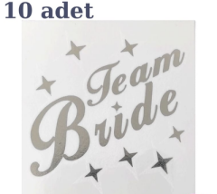 GÜMÜŞ TEAM BRİDE YILDIZLI DÖVME
