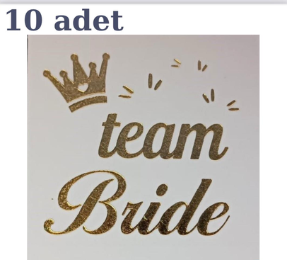 GOLD TEAM BRİDE TAÇLI DÖVME