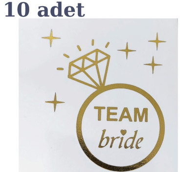 GOLD TEAM BRİDE YÜZÜK DÖVME