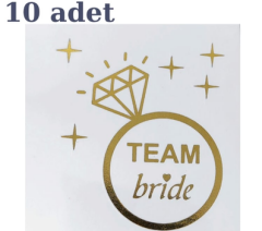 GOLD TEAM BRİDE YÜZÜK DÖVME