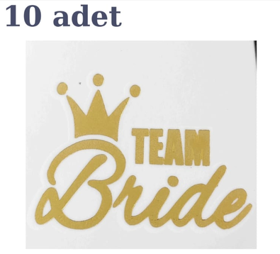 GOLD TEAM BRİDE TAÇLI DÖVME