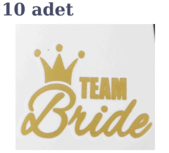 GOLD TEAM BRİDE TAÇLI DÖVME