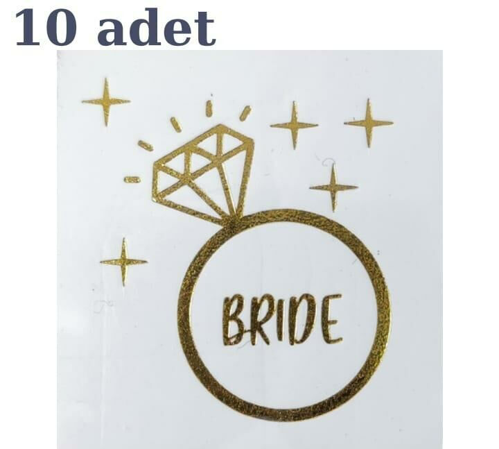 GOLD BRİDE YÜZÜK DÖVME