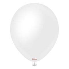 18'' Opak Balon Saten Snow White (Kar Beyazı) 5'li