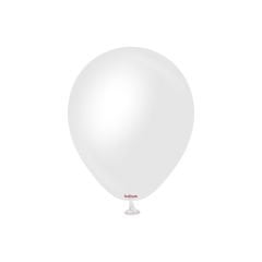5'' Opak Balon Saten Snow White (Kar Beyazı) 50’li
