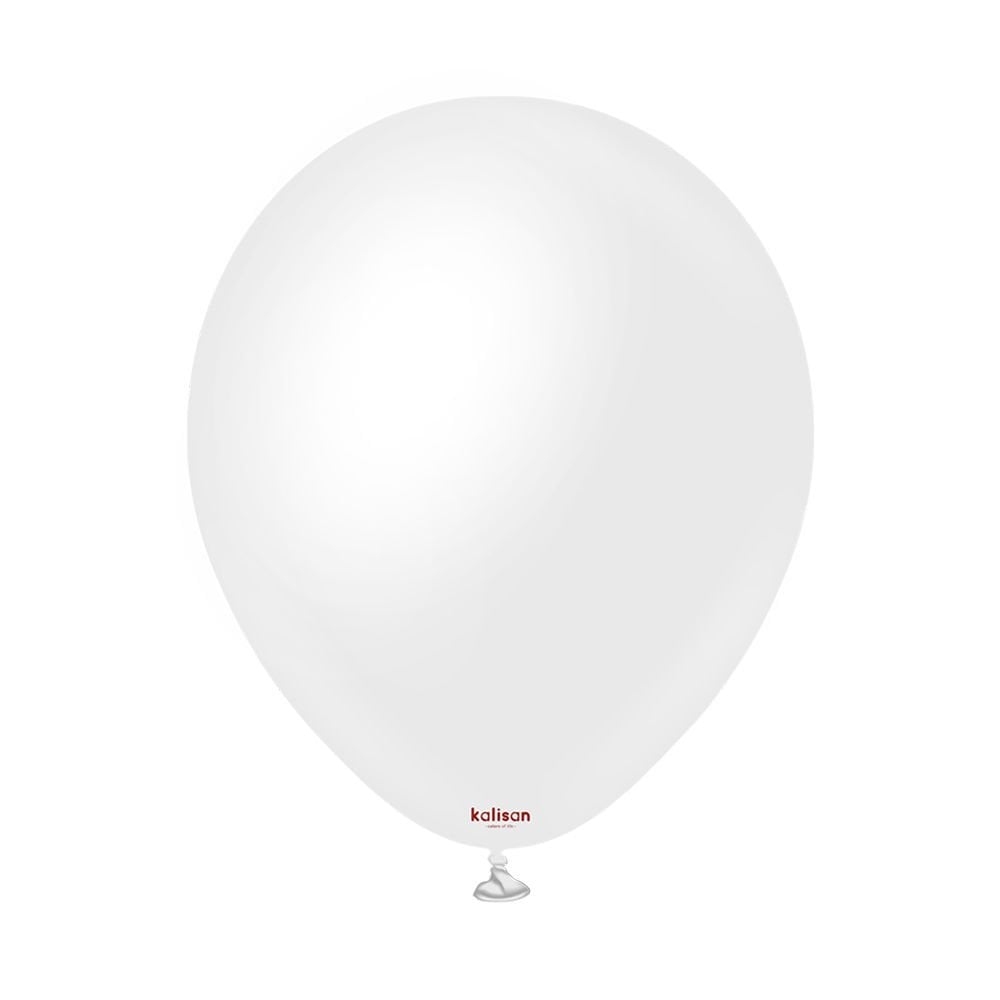 12'' Opak Balon Saten Snow White (Kar Beyazı) 50'li