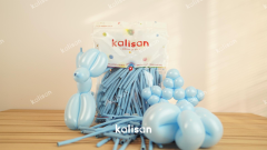 SOSİS BALON MAKARON MAVİ