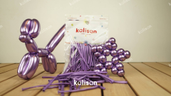 SOSİS BALON KROM (MİRROR) MOR