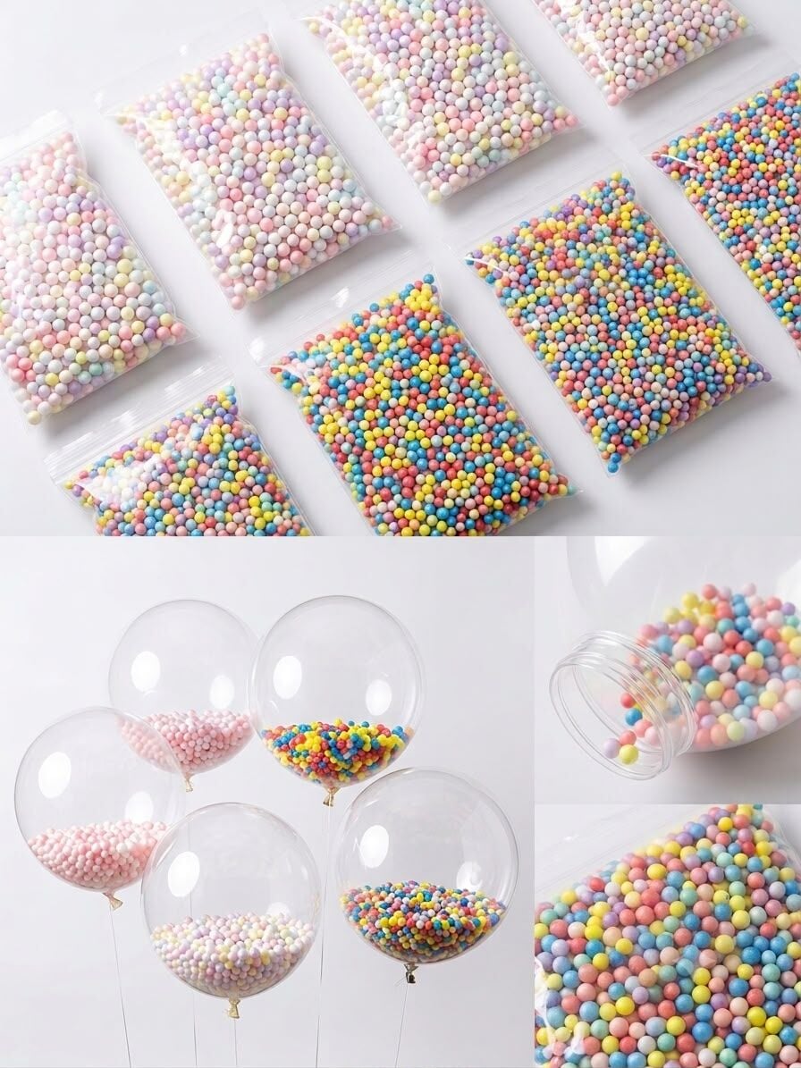 BALON İÇİ STRAFOR TOP MAKARON RENKLER