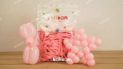 PASTEL PEMBE  SOSİS BALON 100'LÜ